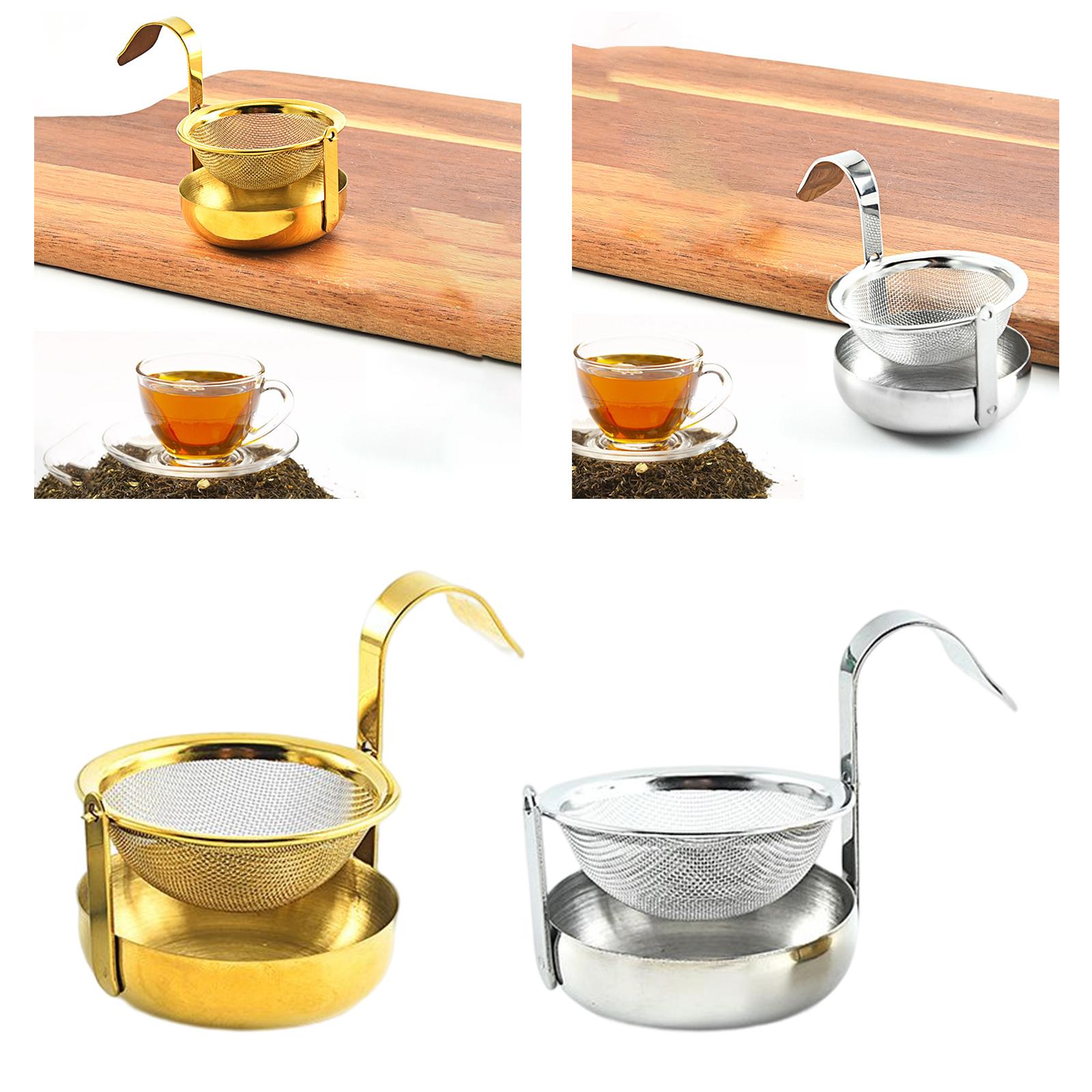 Loose Leaf Tea Infuser - 차 액세서리 회전식 스트레이너 스테인리스 스틸