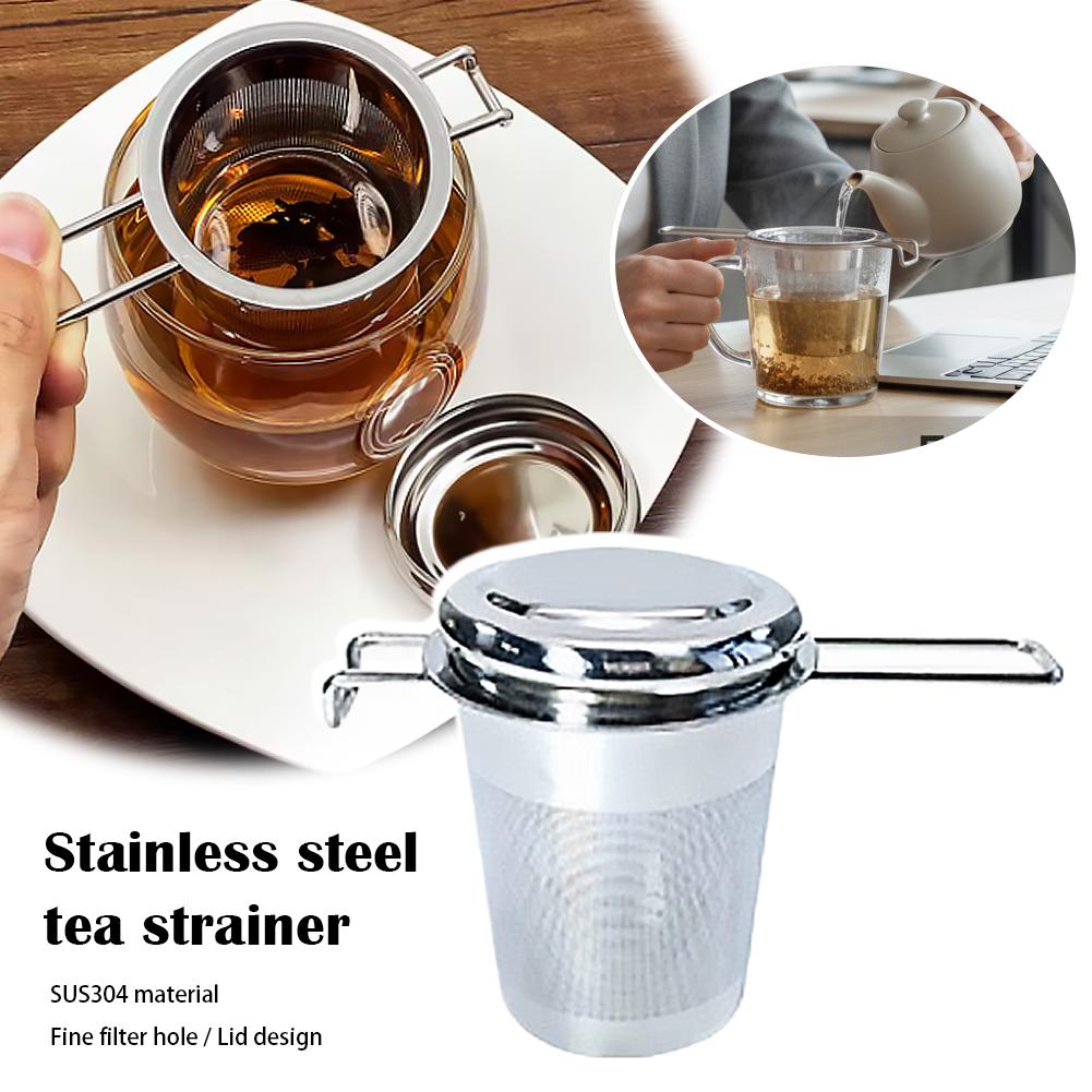 1개입 루즈리프 티 인퓨저 스테인리스 스틸 이중 손잡이 - Loose Leaf Tea Infuser 리뷰 및 가격