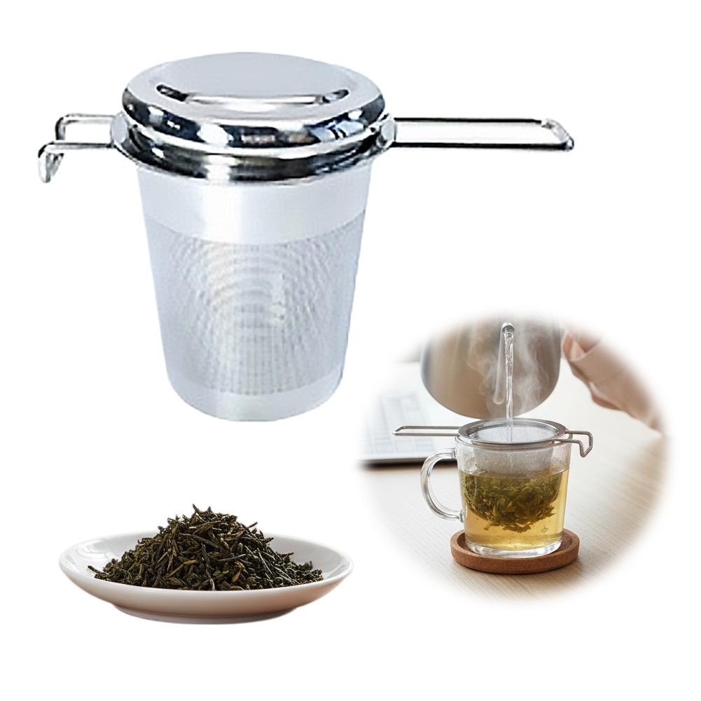 1개입 루즈리프 티 인퓨저 스테인리스 스틸 이중 손잡이 - Loose Leaf Tea Infuser 리뷰 및 가격