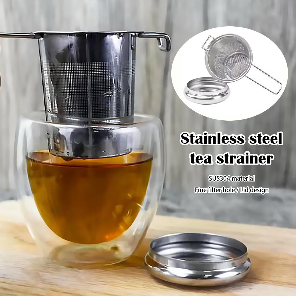 1개입 루즈리프 티 인퓨저 스테인리스 스틸 이중 손잡이 - Loose Leaf Tea Infuser 리뷰 및 가격