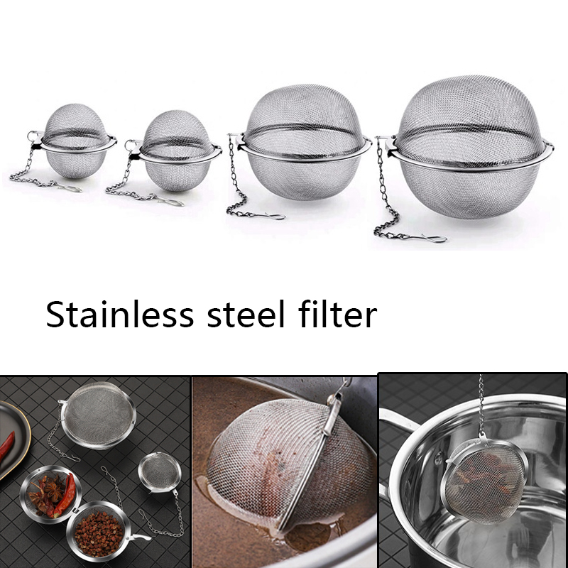 1-5개입 차 여과기 스테인리스 스틸 메쉬 티볼 차 여 - Loose Leaf Tea Infuser 리뷰 및 가격